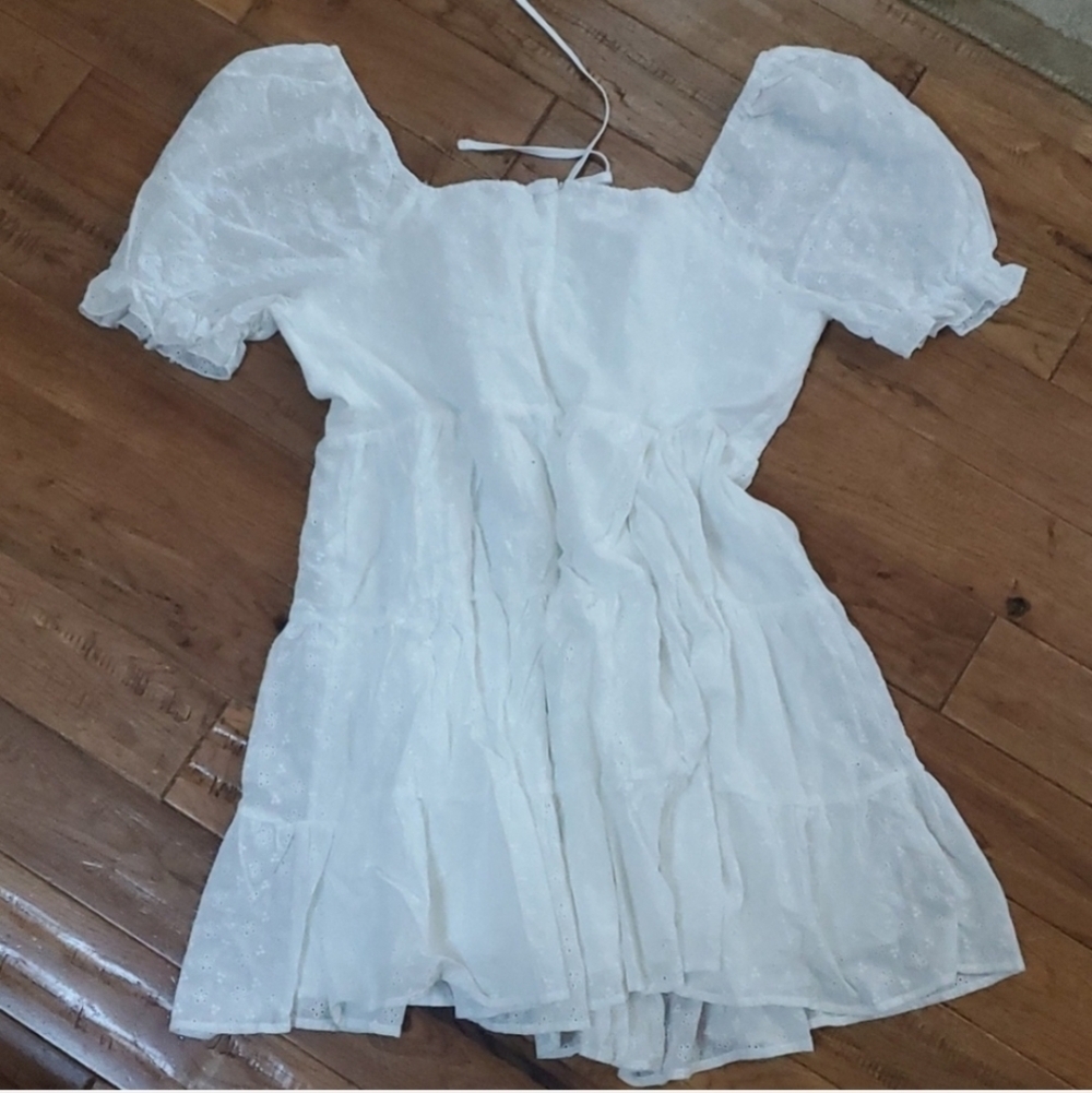 Cider tiered eyelet corset 2XL mini dress - Picture 5 of 7